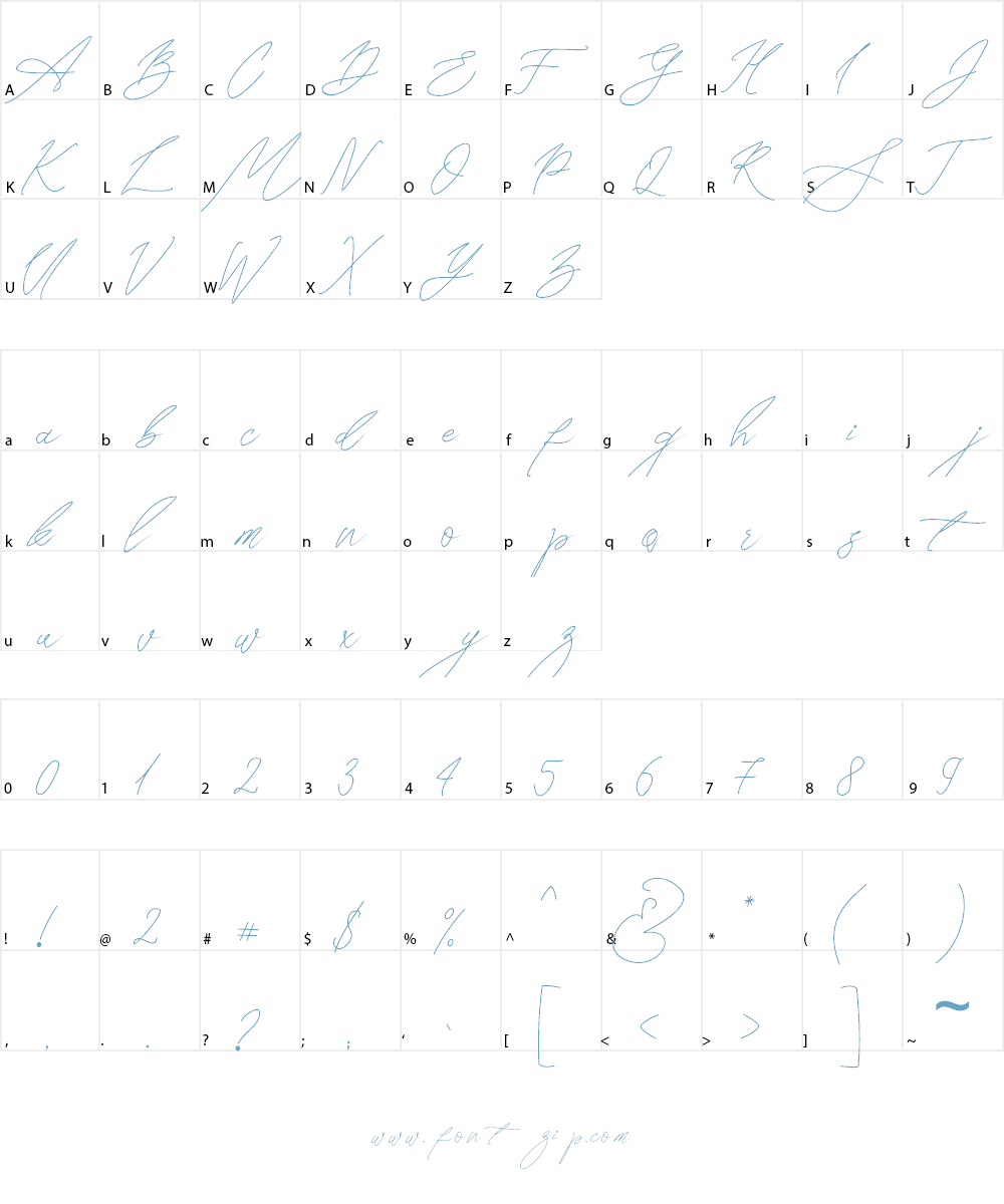 Seoul script Font Character